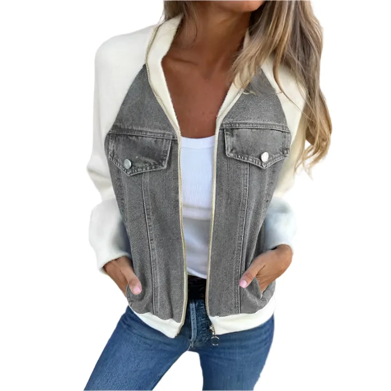 Julia – Trendy Women's Denim Jacket