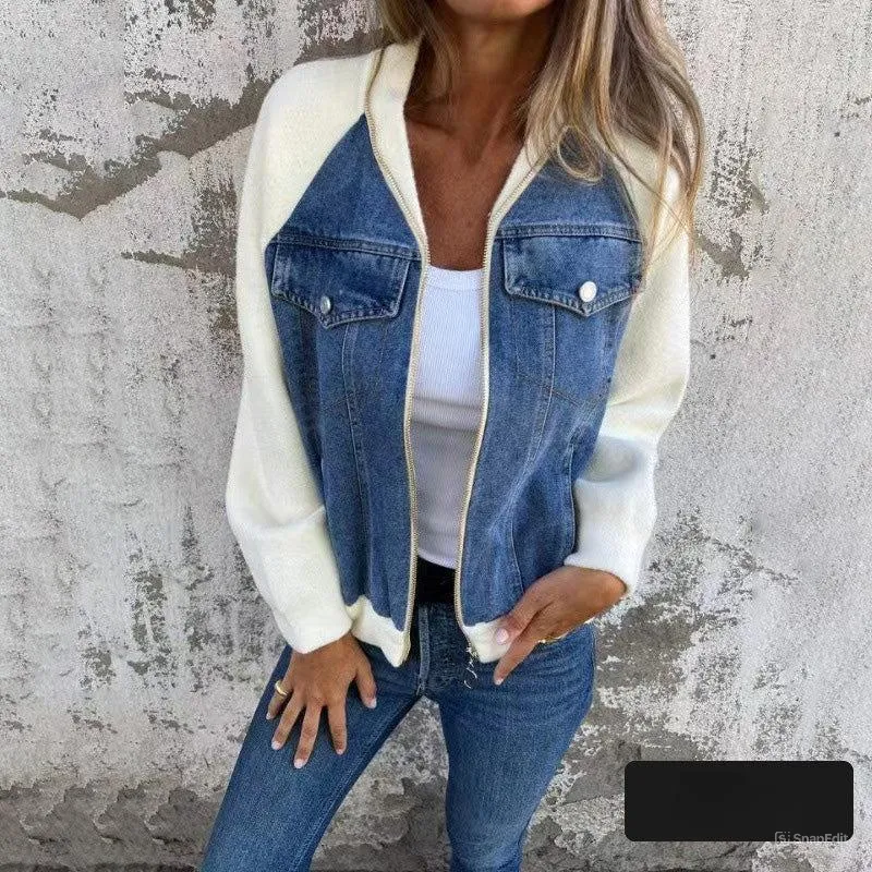 Julia – Trendy Women's Denim Jacket