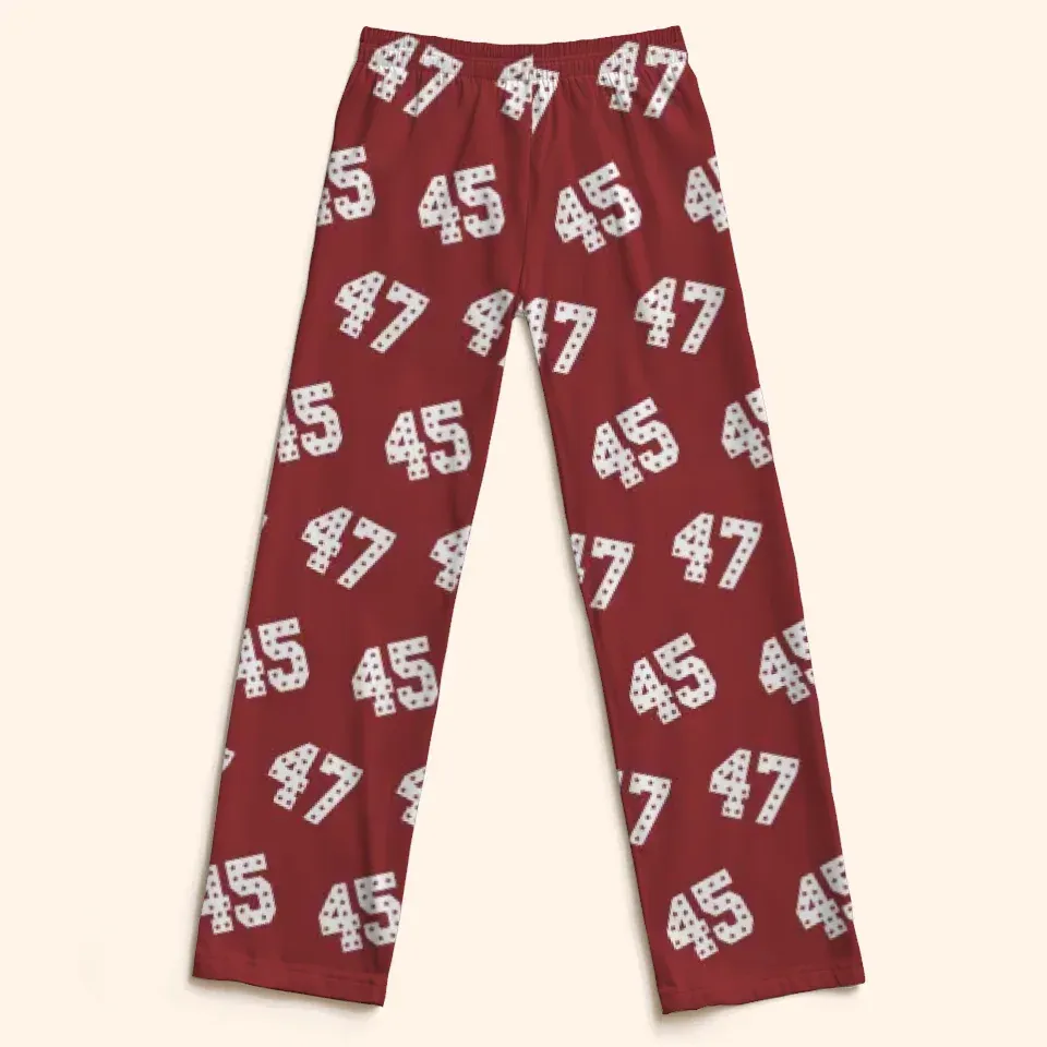 Keep The Conversation Going With Style - US Patriotic Pride Pajama Pants - Gift For Conservative Supporters