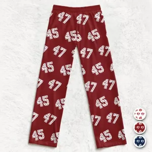 Keep The Conversation Going With Style - US Patriotic Pride Pajama Pants - Gift For Conservative Supporters