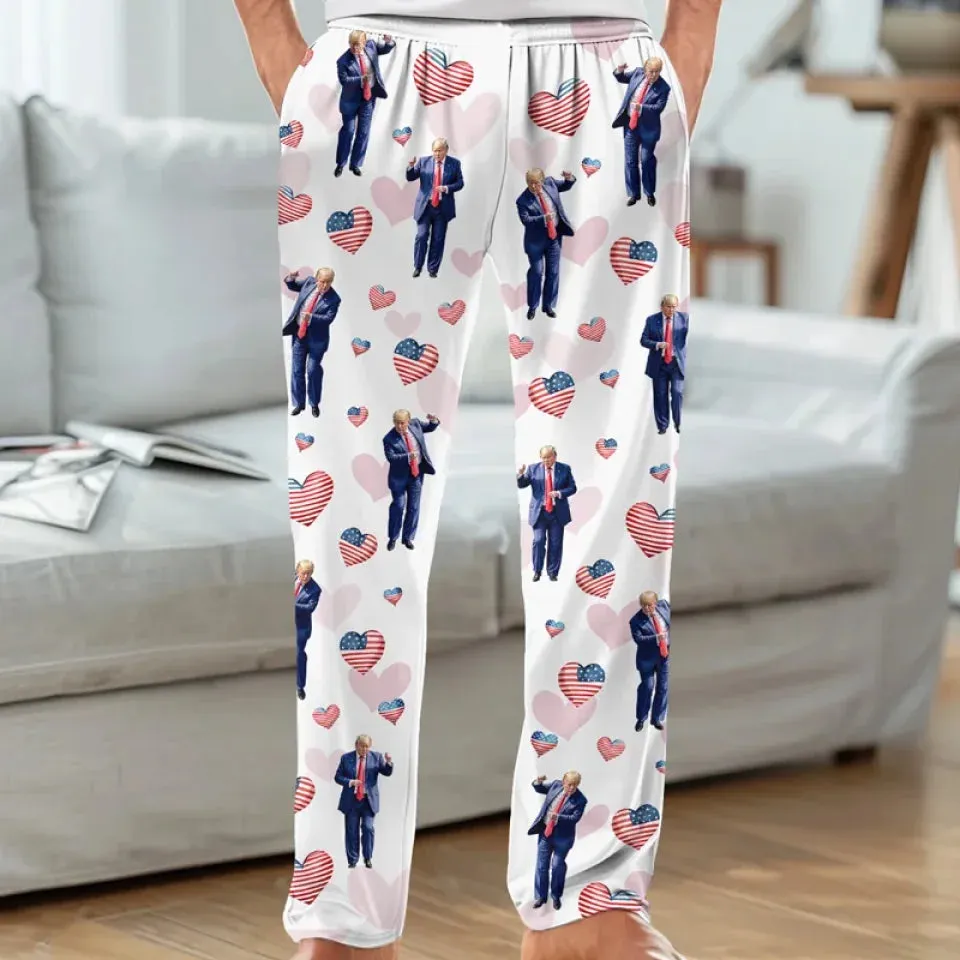 Keep The Spirit Alive - US Elections Pajama Pants - Gift For Conservative Supporters