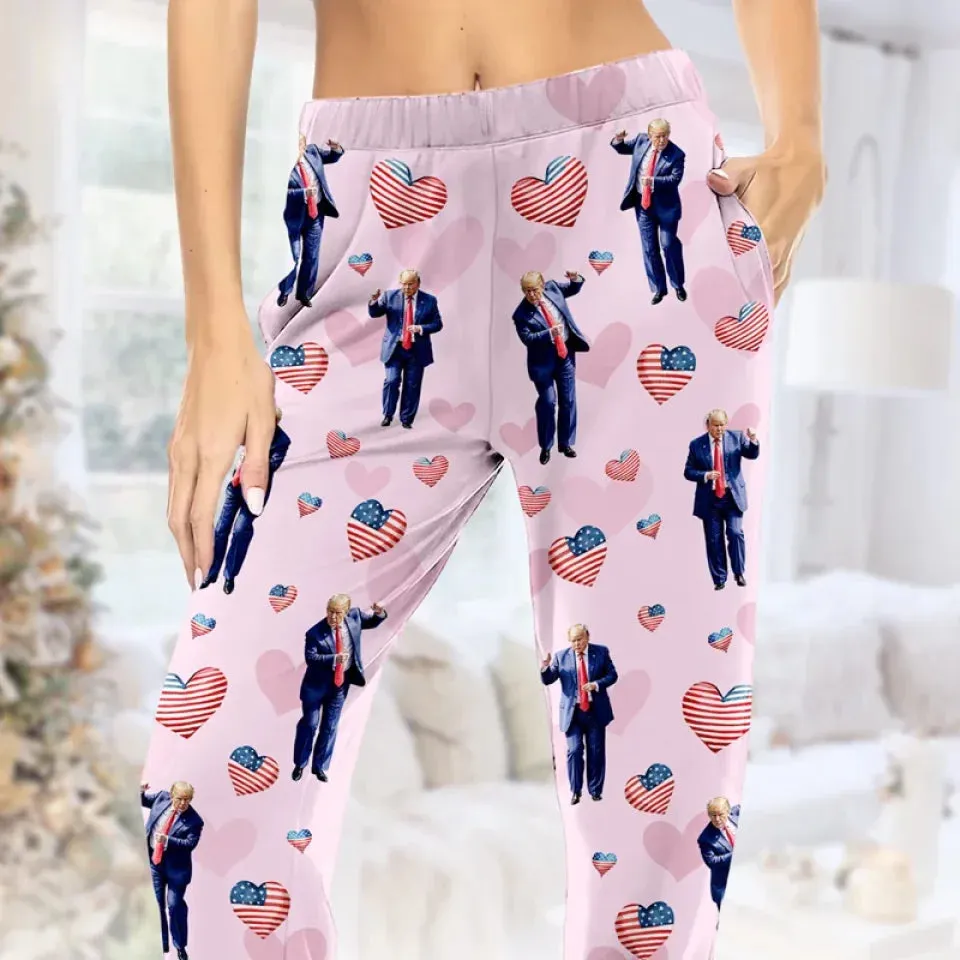 Keep The Spirit Alive - US Elections Pajama Pants - Gift For Conservative Supporters