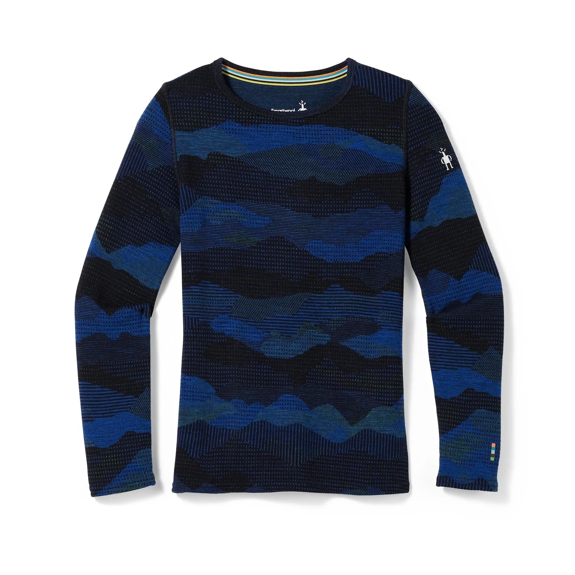 Kids Merino 250 Baselayer Pattern Crew
