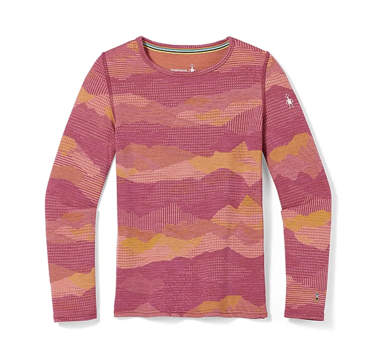 Kids Merino 250 Baselayer Pattern Crew