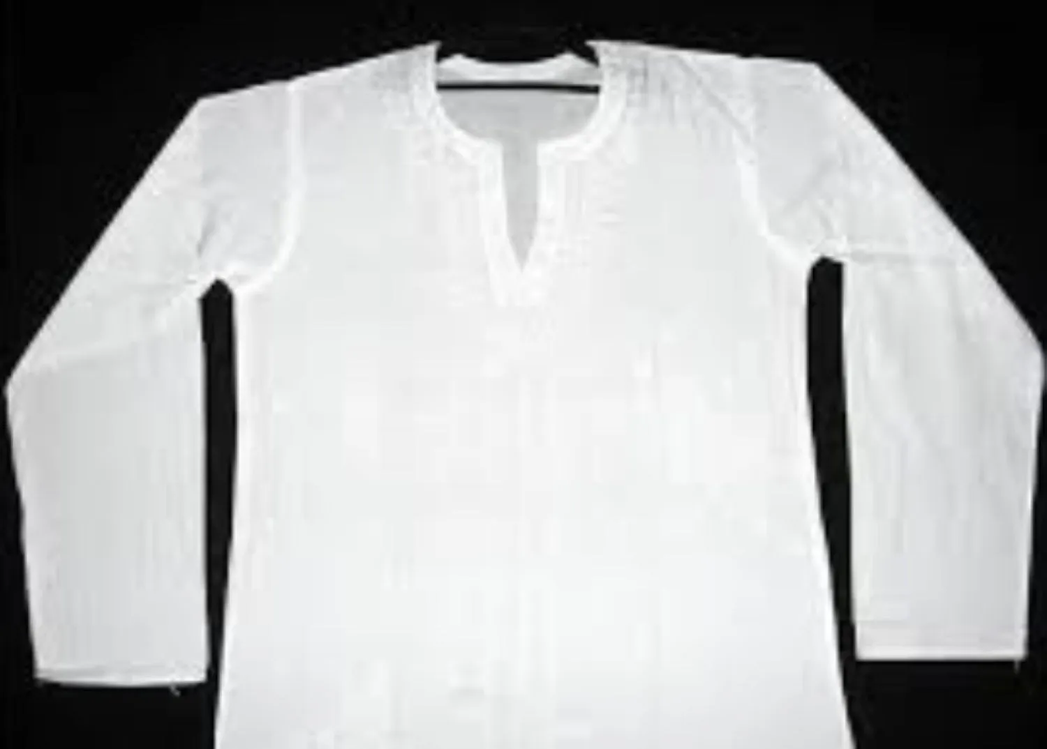 Kurta Shirt, Traditional Indian Bengali Ethnic Clothing, White, New, 100% Cotton, Colors, Lawn Kurta