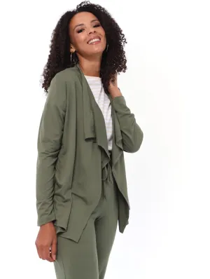Ladies Soft Cardigan - Fatigue