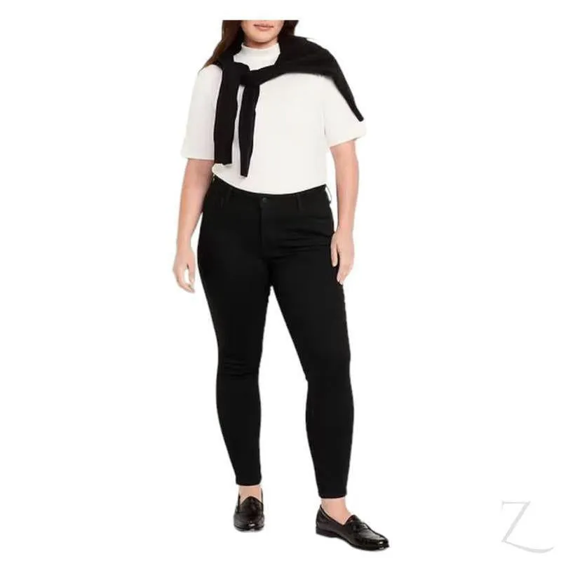 Ladies Super Skinny Super Strong Stretchy Denim Jeans | Plain | "Samina"