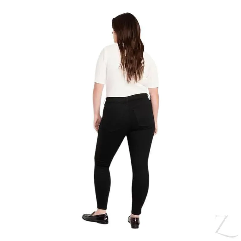 Ladies Super Skinny Super Strong Stretchy Denim Jeans | Plain | "Samina"