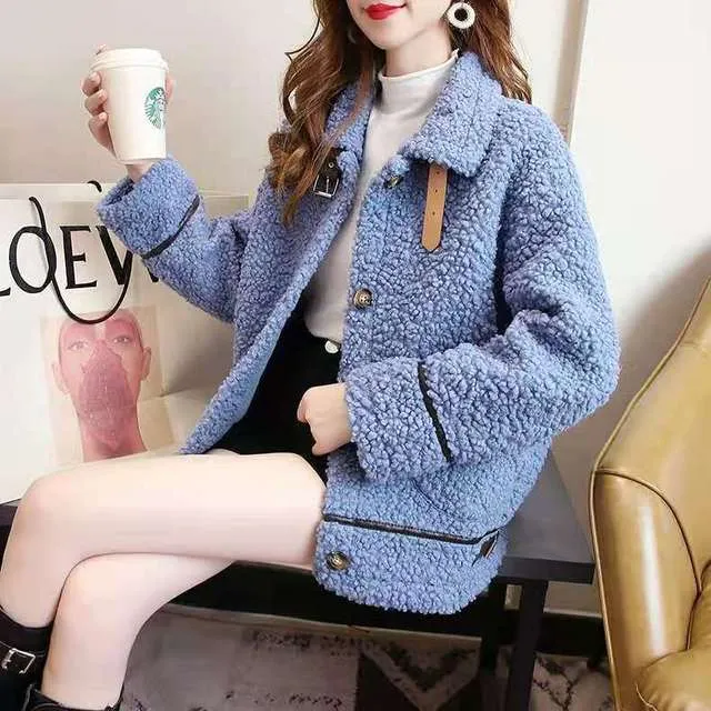Lamb Fleece Thick Plush Coats