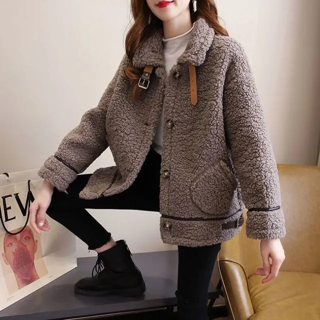 Lamb Fleece Thick Plush Coats