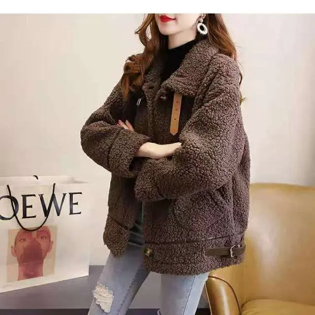 Lamb Fleece Thick Plush Coats