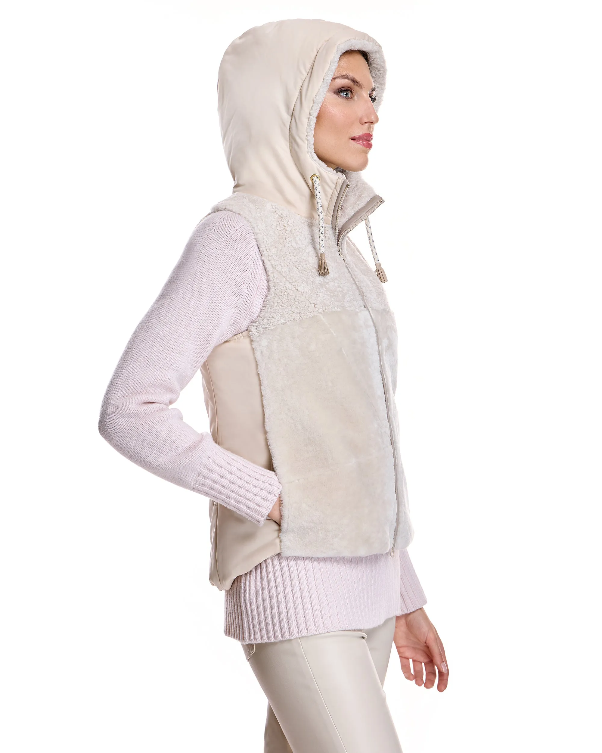 Lamb Hooded Vest