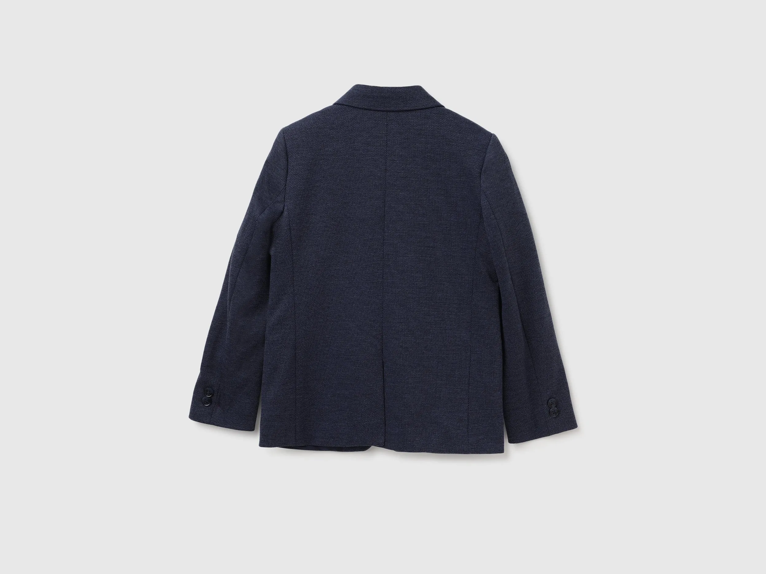 Lapel Textured Button Down Blazers