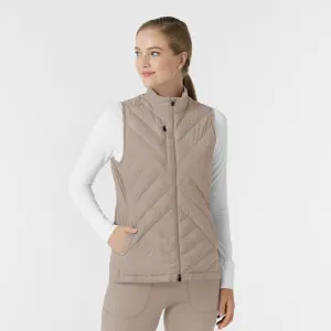 Layers 8277 Quilted Scrub Vest Haze