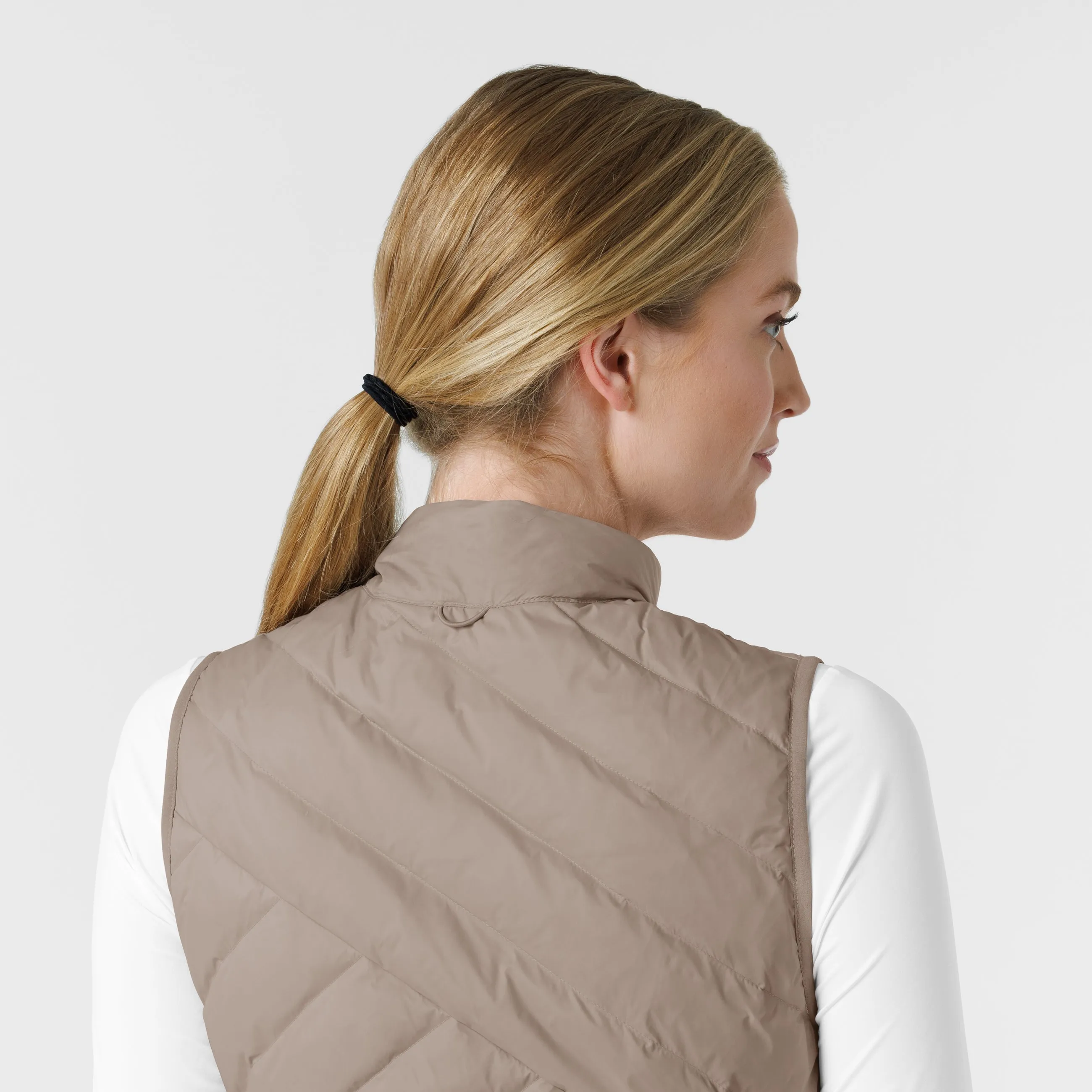 Layers 8277 Quilted Scrub Vest Haze