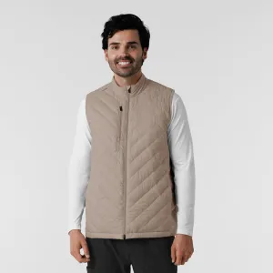 Layers 8377 Men's Quilted Scrub Vest Haze