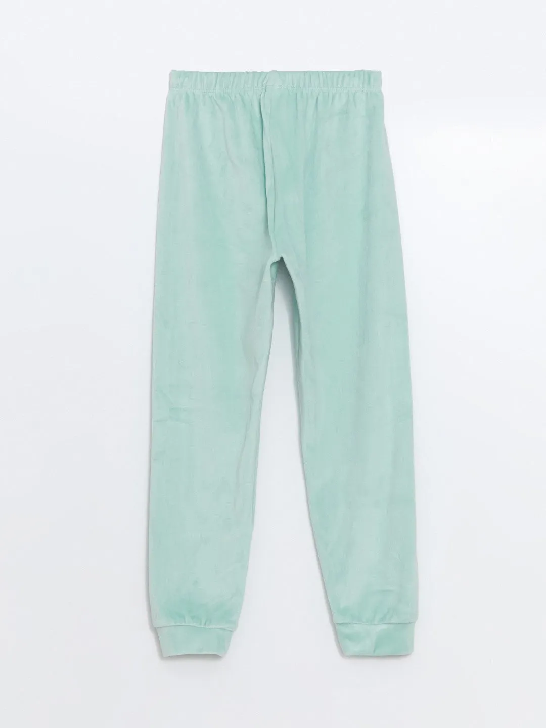 LCW Kids

Light Green Crew Neck Velvet Girls Pajama Set