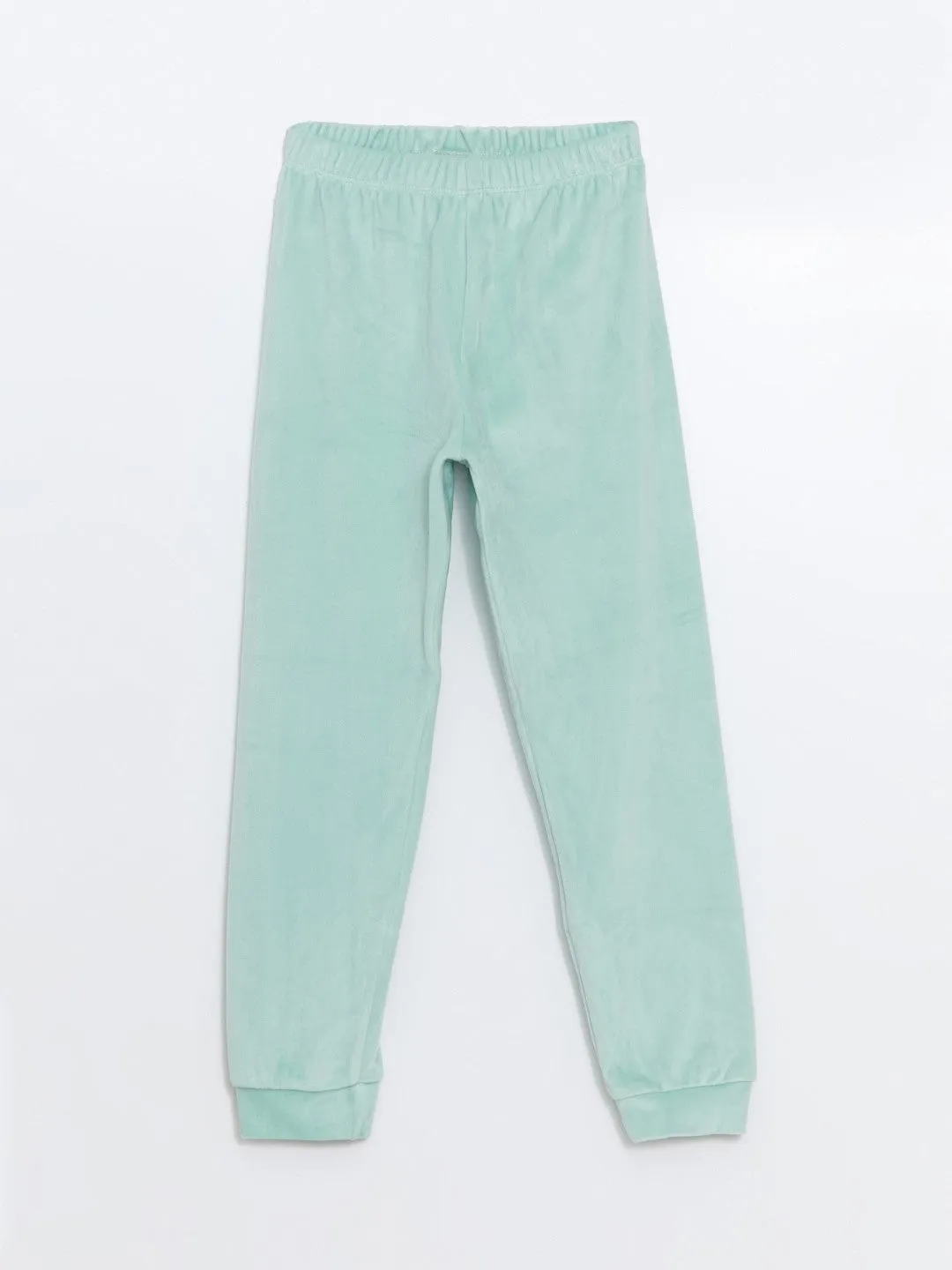 LCW Kids

Light Green Crew Neck Velvet Girls Pajama Set