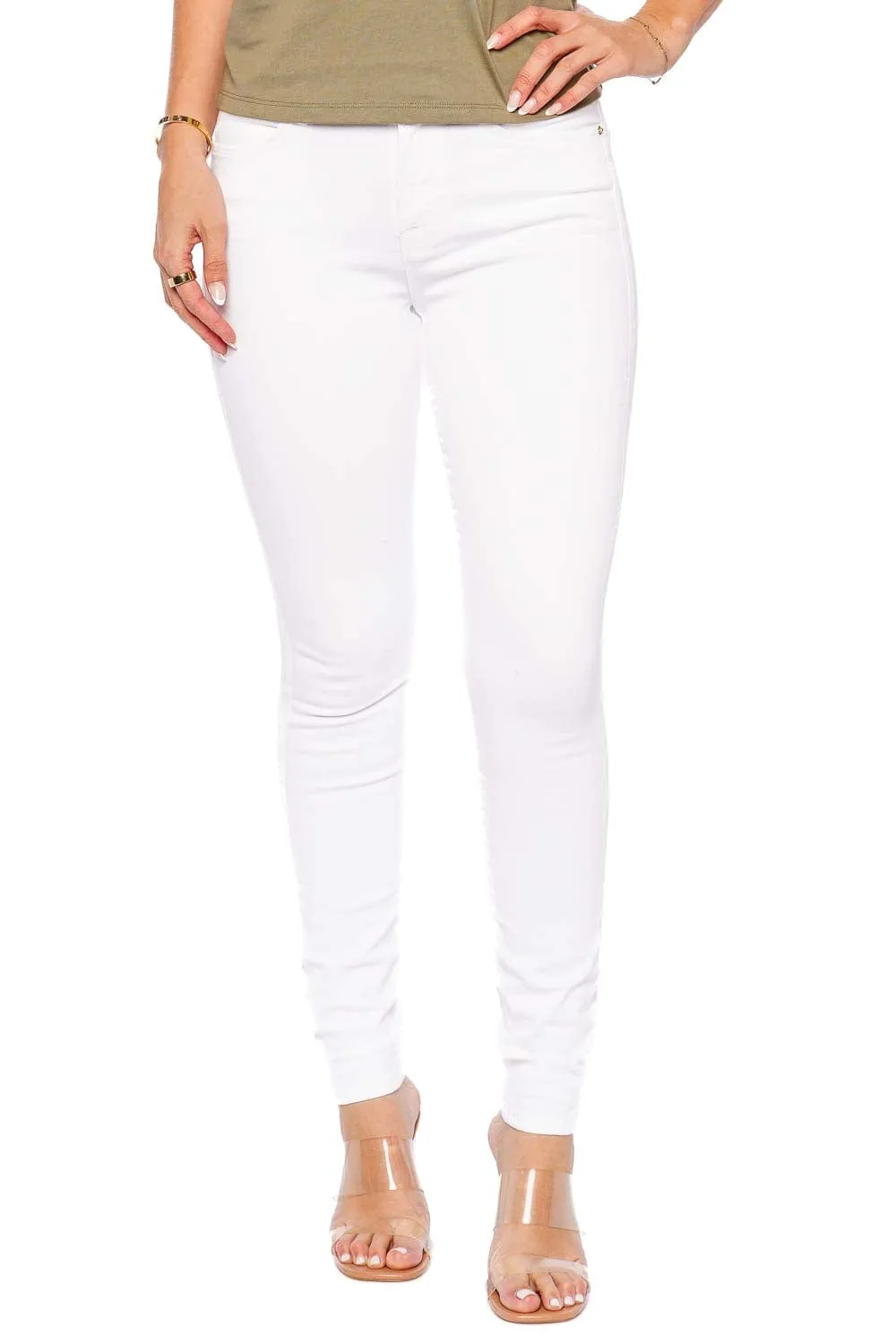Le High Blanc Skinny Jeans