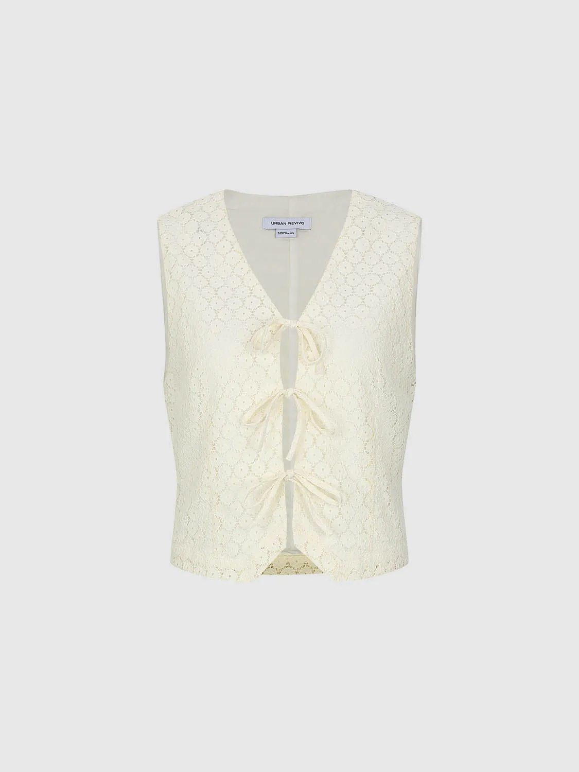 Leisure Lace Up Front Vests