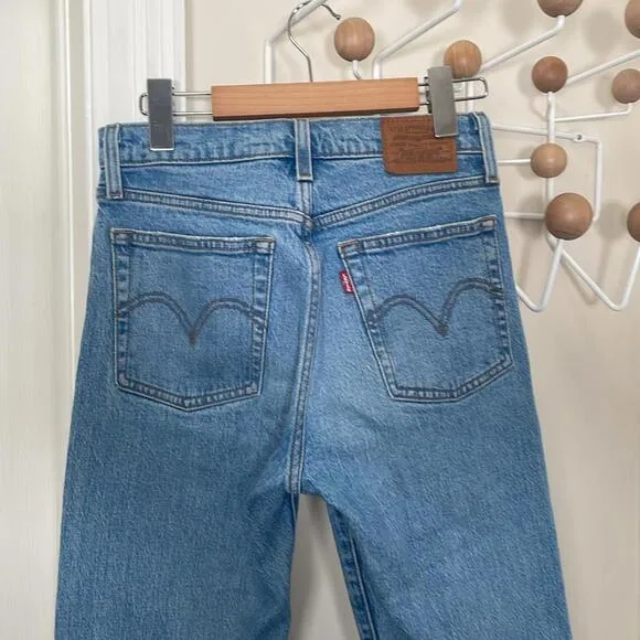 Levi's - Wedgie Denim Jeans High Waist - Blue - W25