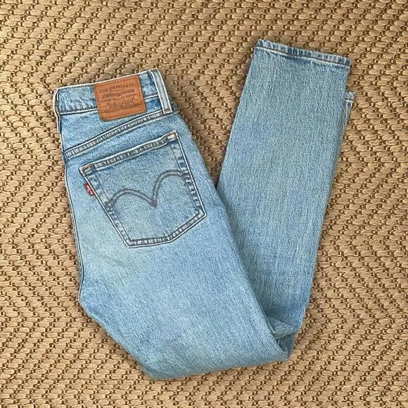 Levi's - Wedgie Denim Jeans High Waist - Blue - W25