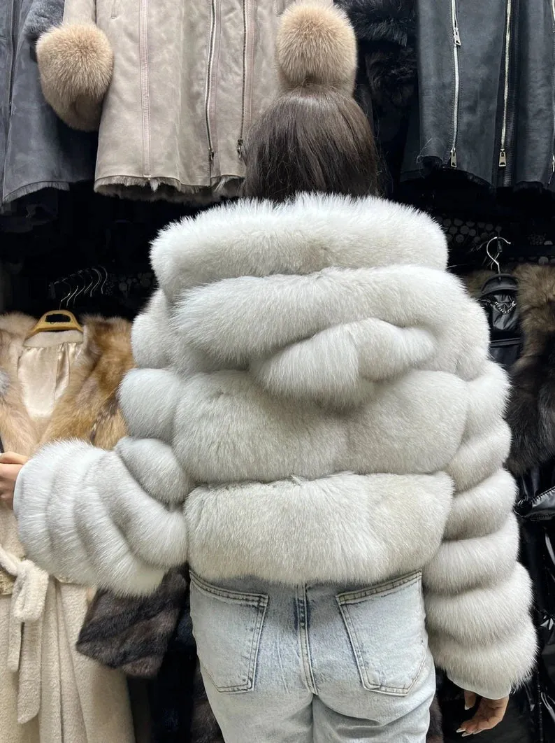 Lily™ | Casual Cropped Mini Hooded Coat