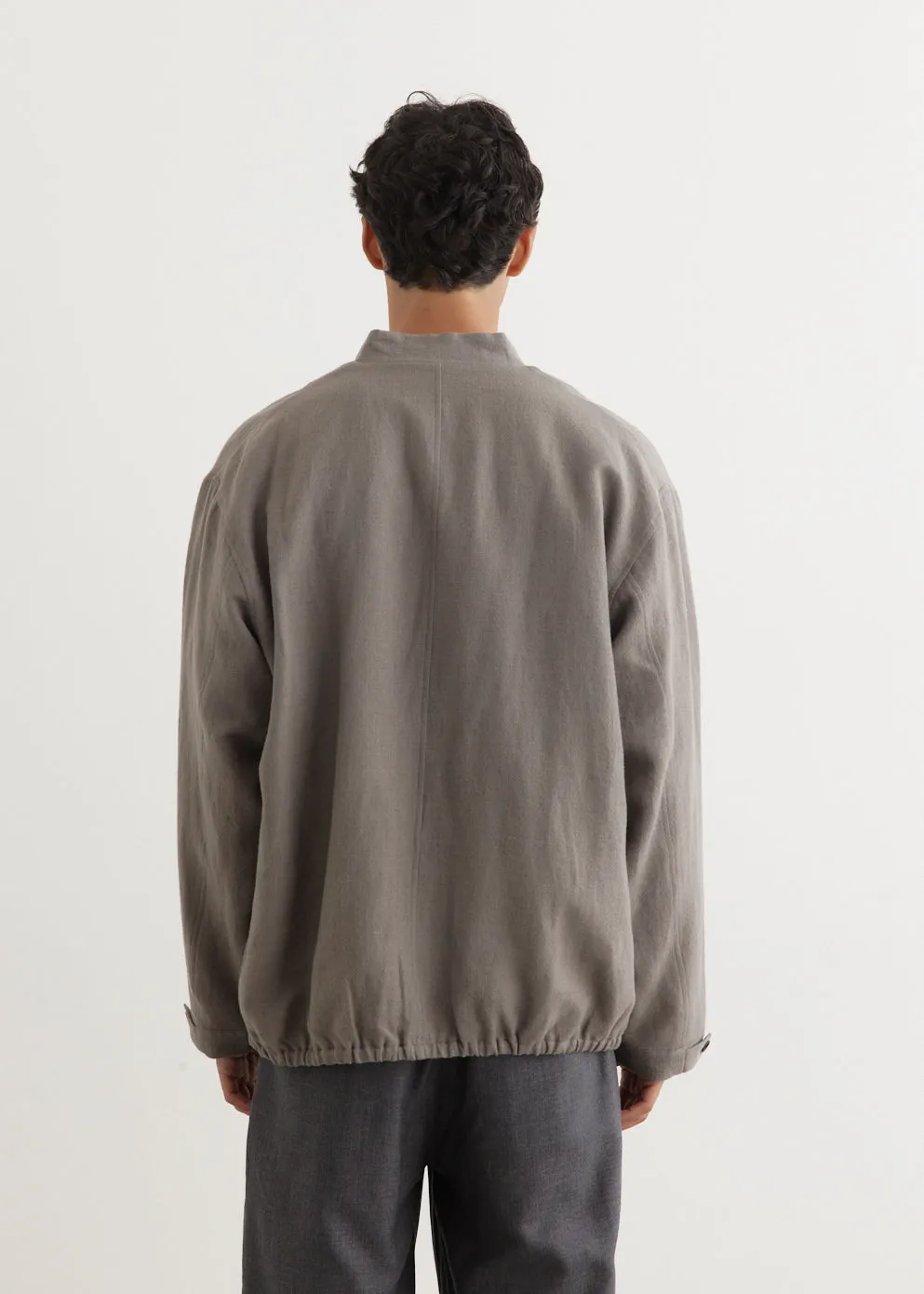 Linen Wool Mix Blouson