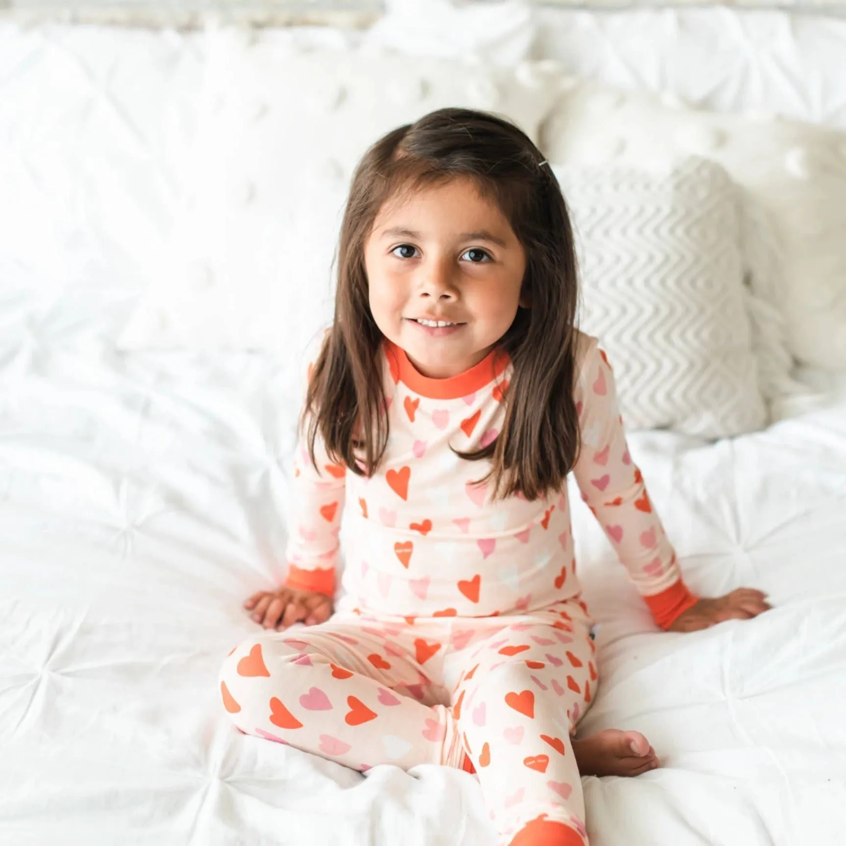 Little Sleepies Hearts Bamboo 2pc Pajama Set