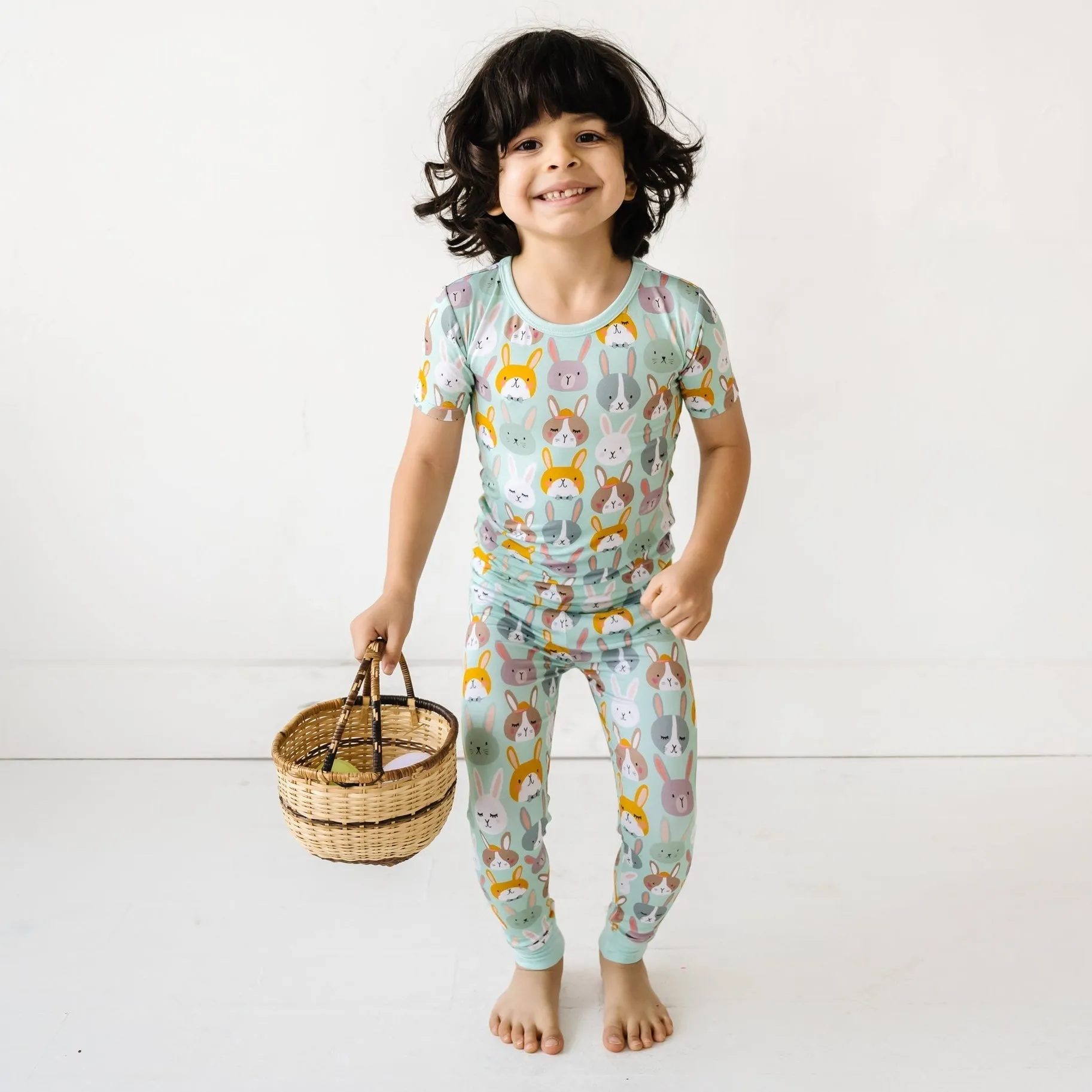 Little Sleepies Rad Rabbits Bamboo 2pc Pajama Set