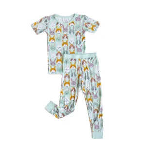 Little Sleepies Rad Rabbits Bamboo 2pc Pajama Set