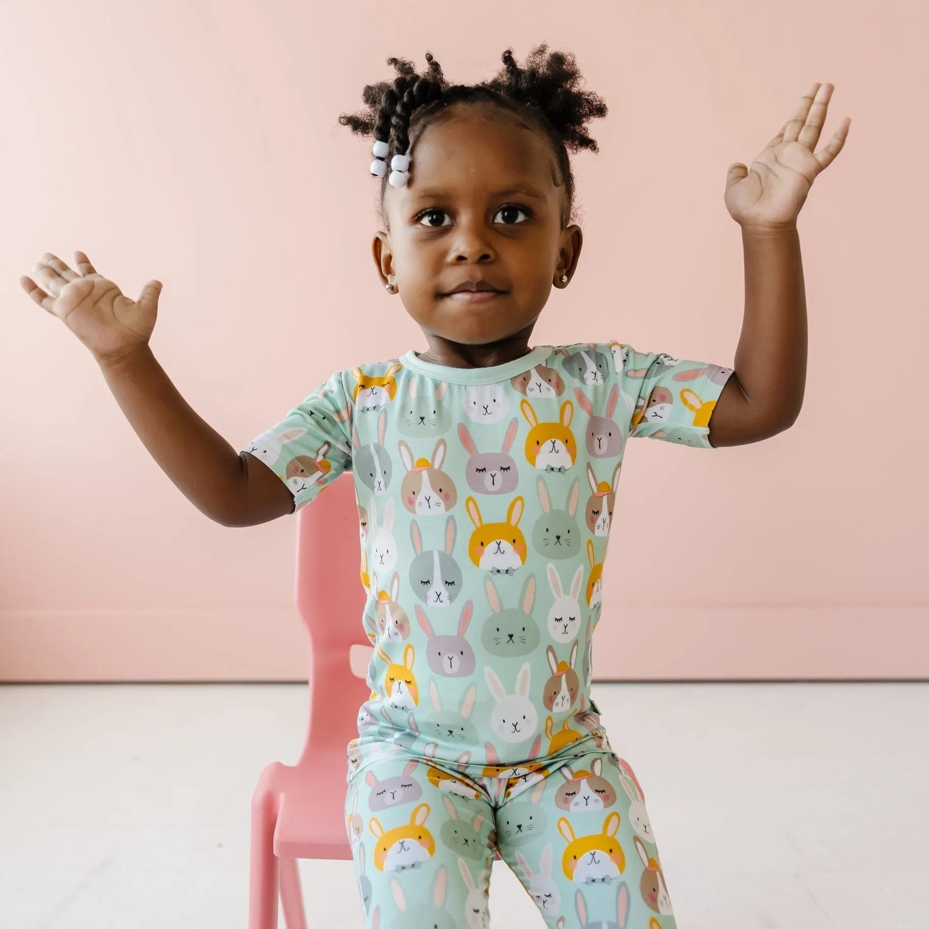 Little Sleepies Rad Rabbits Bamboo 2pc Pajama Set
