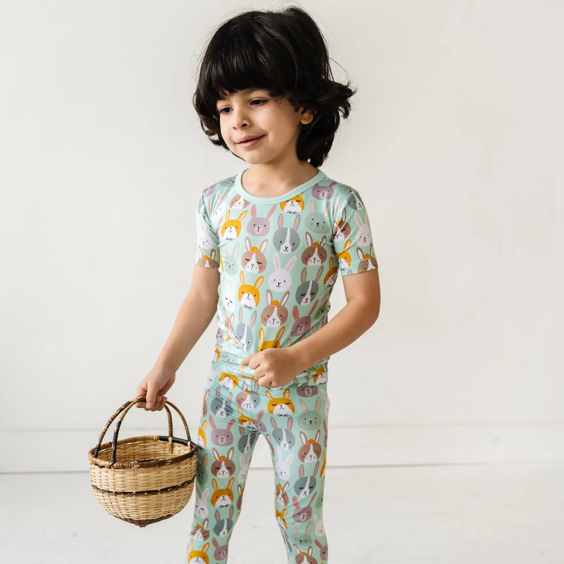 Little Sleepies Rad Rabbits Bamboo 2pc Pajama Set