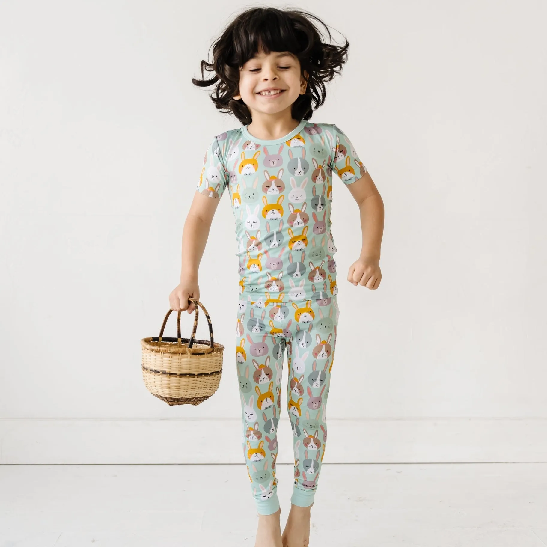 Little Sleepies Rad Rabbits Bamboo 2pc Pajama Set