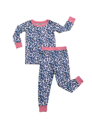 Little Sleepies Wild Leopard Bamboo 2pc L/S Pajama Set