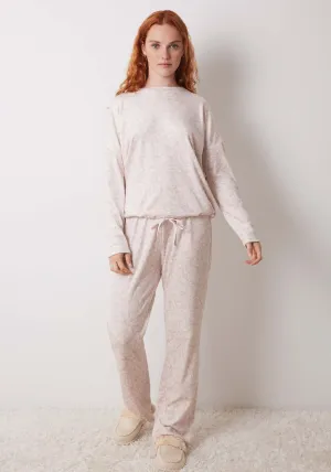 Long Sleeves Long Pant Pyjama - Pink