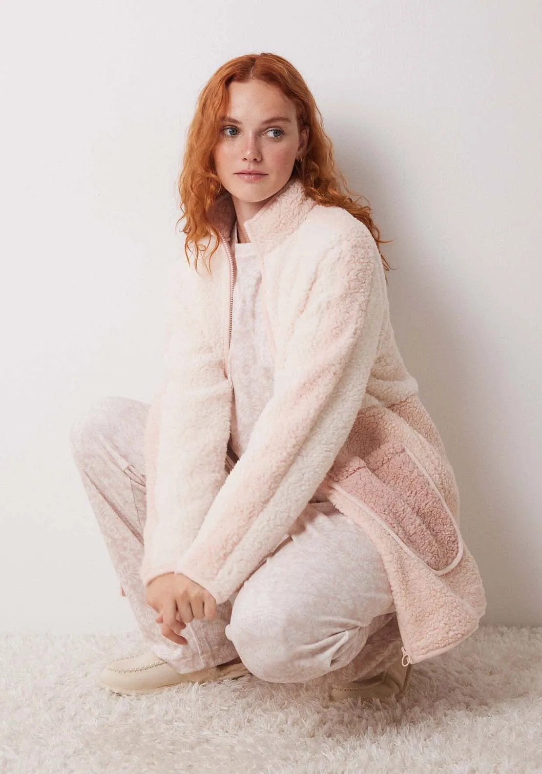 Long Sleeves Long Pant Pyjama - Pink