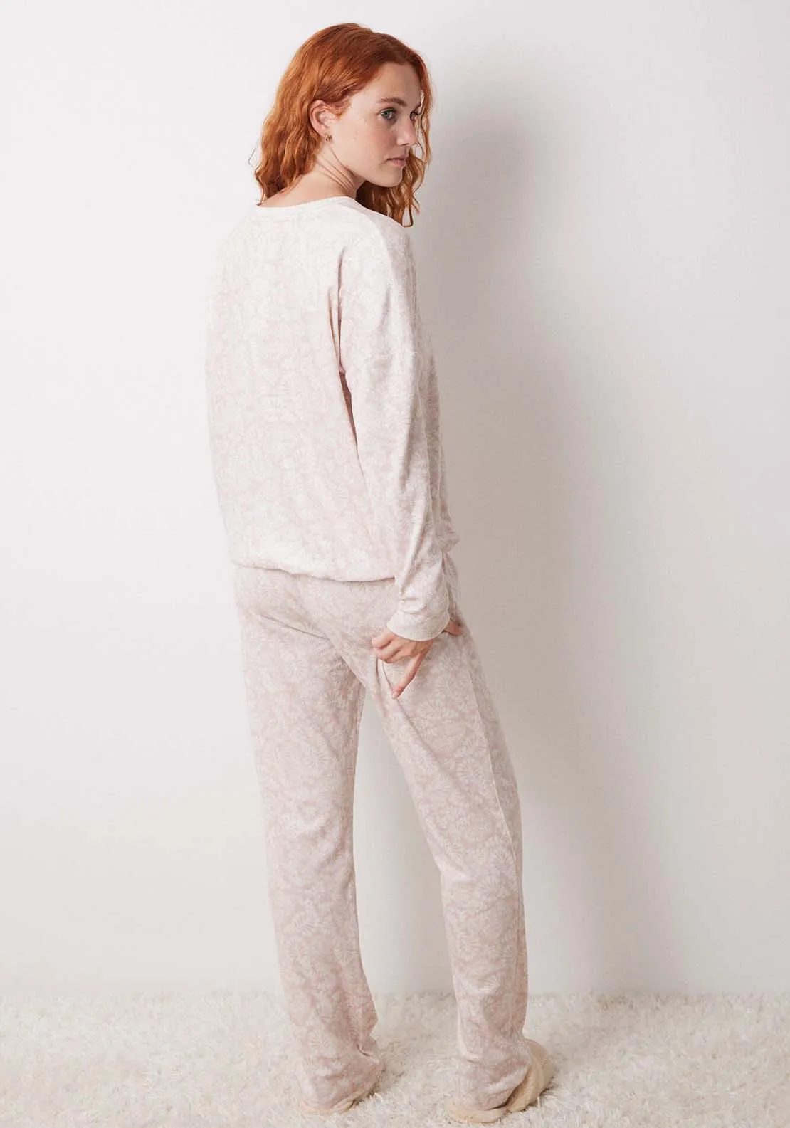 Long Sleeves Long Pant Pyjama - Pink