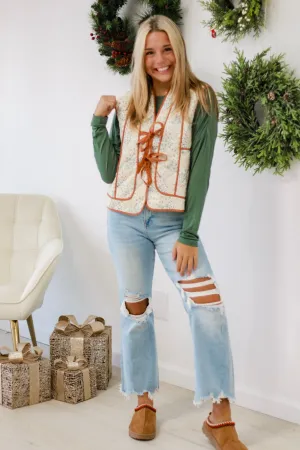 Love in Bloom Floral Vest