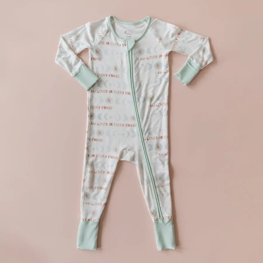 Loved In Every Phase Pajama Romper