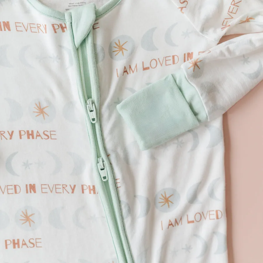 Loved In Every Phase Pajama Romper