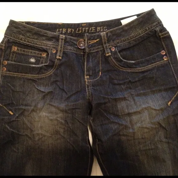 LTB Little Big Stone Washed Crunched Denim Jeans