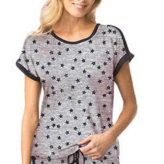 Lucky Brand Womens 2 Piece Pajama Set