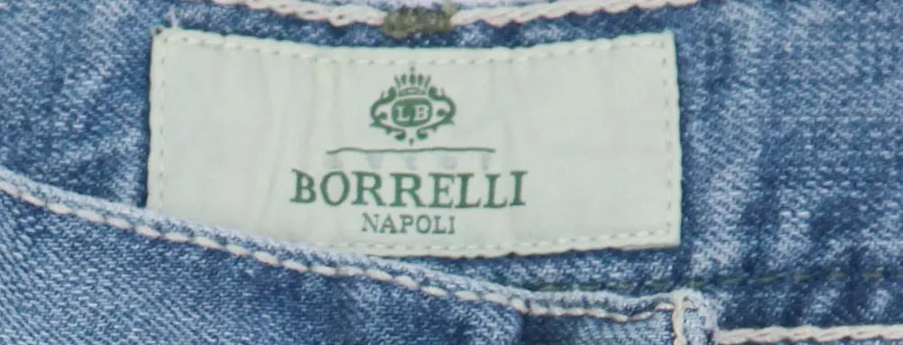 Luigi Borrelli Denim Blue Jeans - Extra Slim - 40 US / 56 EU