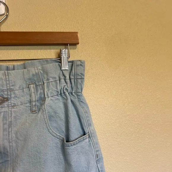 Madewell Paperbag Classic Straight Jeans in Broomfield Wash 27