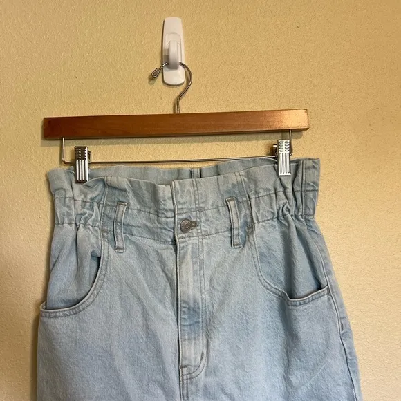 Madewell Paperbag Classic Straight Jeans in Broomfield Wash 27
