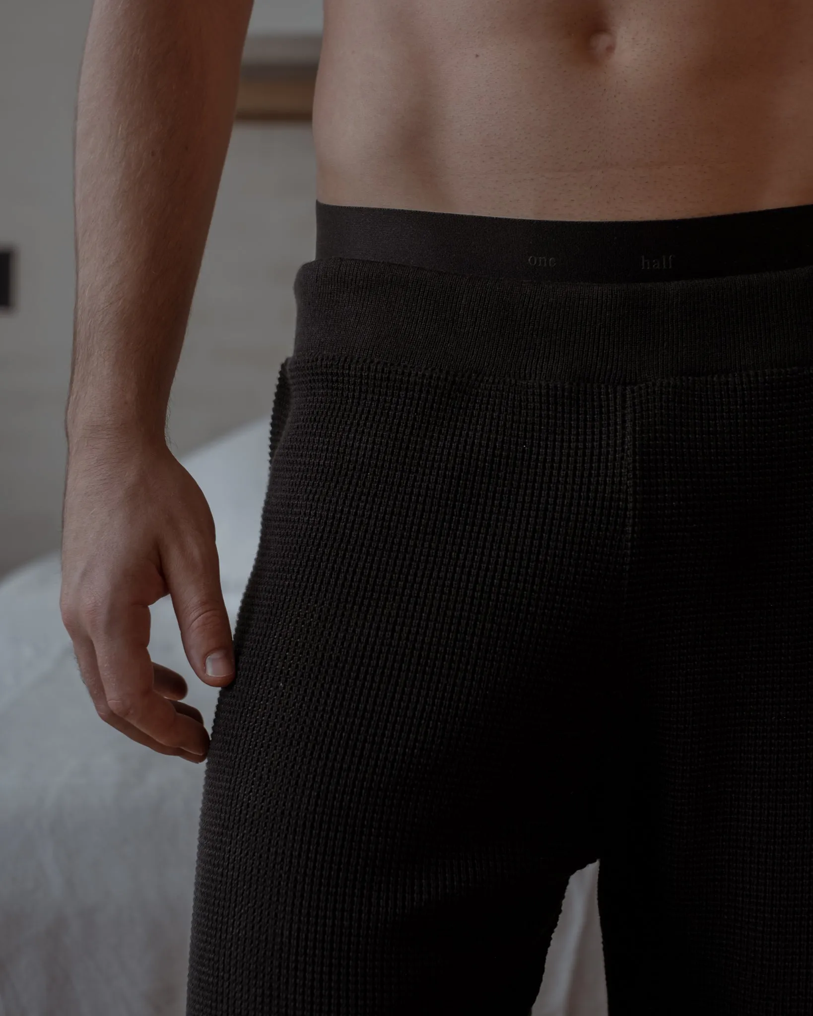MEN CLASSIC COTTON BOXER - BLACK