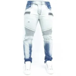 Men Jeans Drawstring High Waist  Jean
