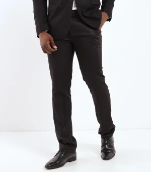Men's Basic Formal Trouser - Black