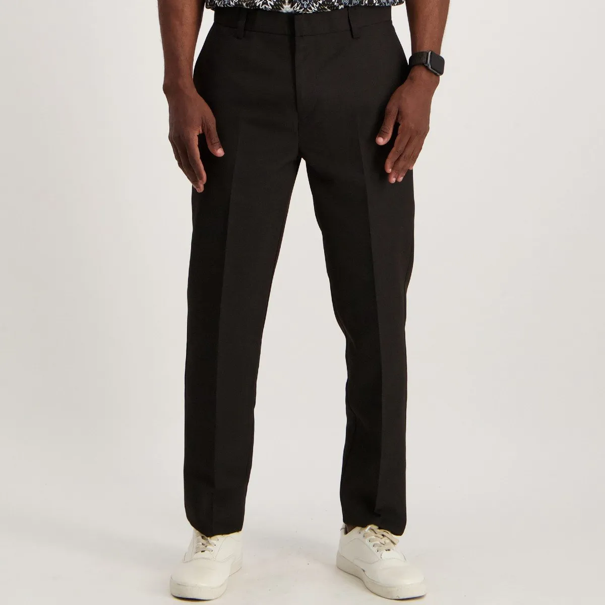 Men's Butter Regular Fit Trouser-Black